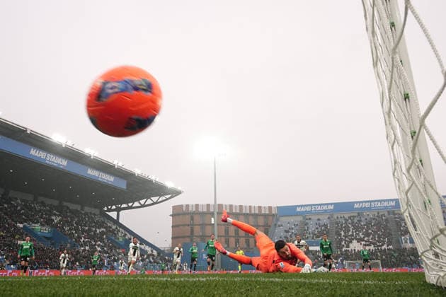 Parma s Mateo Pellegrino Casalanguida goal 1-1 during the Serie A soccer match between Sassuolo and Parma at the Mapei Stadium Cittˆ del Tricolore in Reggio Emilia, north Italy - Saturday, January 3, 2026 - - Soccer -  Copyright: xMassimoxPaolone LaPressex