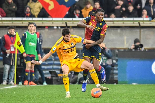 Stefano Moreo (Pisa) during Genoa CFC vs Pisa SC, Italian soccer Serie A match in Genoa, Italy, January 03 2026  Copyright: xFabioxFagiolini IPAxSportx xipa-agency.netx xx IPA_69644740 IPA_Agency_IPA69644740