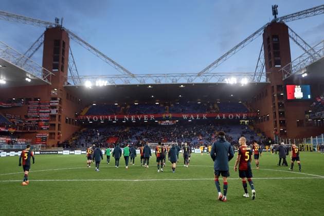 Foto IPP ACGE Genova 03 01 2026 Campionato di Calcio Serie A 2025 2026 Genoa-Pisa nella foto: Delusione Genoa Italy Photo Press World Copyright Genova italy Italia ITALY  Copyright: xR4924_italyphotopressx