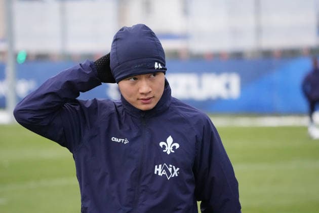 Yosuke Furukawa SV Darmstadt 98 03 01 2026 2 Bundesliga, season 25 26 SV Darmstadt 98 training kick-off, Stadion am Boellenfalltor, emonline, emspor,