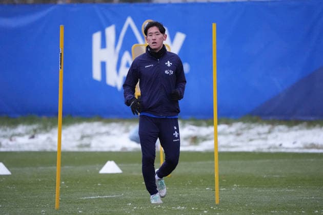 Hiroki Akiyama SV Darmstadt 98 03 01 2026 2 Bundesliga, season 25 26 SV Darmstadt 98 training kick-off, Stadion am Boellenfalltor, emonline, emspor,