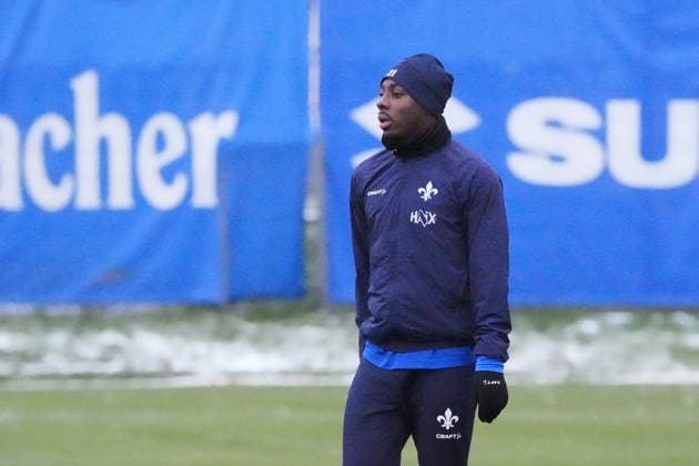Merveille Papela SV Darmstadt 98 03 01 2026 2 Bundesliga, season 25 26 SV Darmstadt 98 training kick-off, Stadion am Boellenfalltor, emonline, emspor,