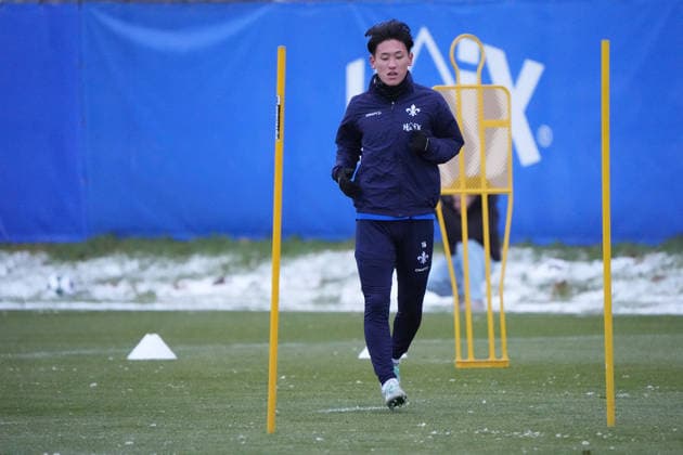 Hiroki Akiyama SV Darmstadt 98 03 01 2026 2 Bundesliga, season 25 26 SV Darmstadt 98 training kick-off, Stadion am Boellenfalltor, emonline, emspor,