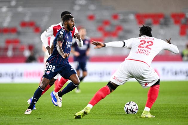 AS Monaco v Olympique Lyonnais - Ligue 1 McDonald s 2025 2026 98 Ainsley MAITLAND NILES (ol) during the Ligue 1 McDonald s match between Monaco and Lyon at Stade Louis II on January 3, 2026 in Monaco, Monaco. Monaco Monaco  Copyright: xFEPx 776348239