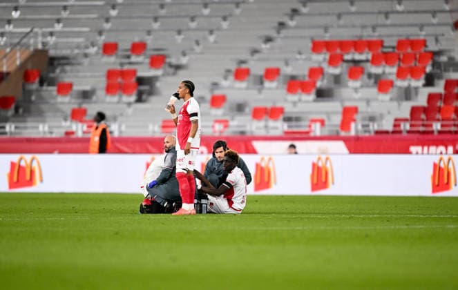 AS Monaco v Olympique Lyonnais - Ligue 1 McDonald s 2025 2026 13 Christian MAWISSA (asm) during the Ligue 1 McDonald s match between Monaco and Lyon at Stade Louis II on January 3, 2026 in Monaco, Monaco. Monaco Monaco  Copyright: xFEPx 776348239