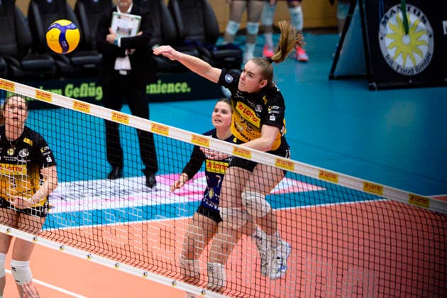 Monika, Brancuska diagonal attack, VfB Suhl LOTTO Thueringen, 25 GER, Thueringen, VfB Suhl LOTTO Thueringen vs Schwarz Weiss Erfurt, Volleyball, Volleyball Bundesliga, Spielnr 2084, Saturday, 03 01 2026 GER, Thueringen, VfB Suhl LOTTO Thueringen vs Schwarz Weiss Erfurt, Volleyball, Volleyball Bundesliga, Spielnr 2084, Saturday, 03 01 2026 Eisenach Copyright: xEibner-Pressefoto MartinxHerbstx EP_MHT