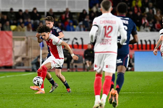 FOOTBALL : AS Monaco VS Olympique Lyonnais - Ligue 1 Mc™Donalds - 03 01 2026 Maghnes Akliouche (ASM) - Ligue 1 McDonald™s match between AS Monaco and Olympique Lyonnais on January 03, 2026 at the Louis II Stadium in Monaco. MonacoMonaco  Copyright: xWilliamxCannarellax