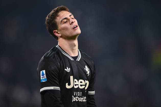 2026-01-03 Juventus FC v US Lecce - Serie A TURIN, ITALY - JANUARY 3: Kenan Yildiz of Juventus FC looks dejected during the Serie A match between Juventus FC and US Lecce at Allianz Stadium on January 3, 2026 in Turin, Italy. (Photo by Alberto Gandolfo BSR Agency) Turin Italy Content not available for redistribution in The Netherlands directly or indirectly through any third parties. Copyright: xBSRxAgencyx