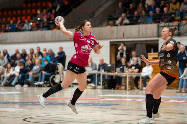 Handball I Women I Season 2025 2026 I 2 Bundesliga I 12 Matchday I VfL Waiblingen Rostocker HC I 03 01 2026 Finia Jaz Wolf 31, Rostocker HC im Wurf Waiblingen Rundsporthalle Baden Württemberg Germany Copyright: xLobeca MaxxPetershansx
