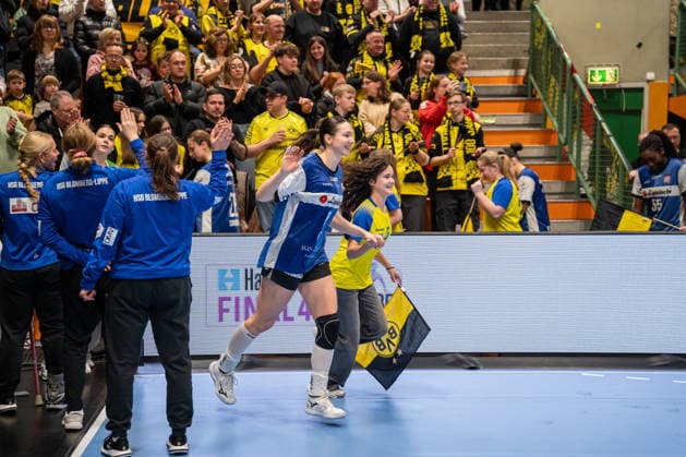 Borussia Dortmund GER vs HSG Blomberg Lippe GER , Handball, 1 Handball Bundesliga Women, 11 Matchday, 3 1 2026, Season 2025 2026, Dortmund Nuria Bucher HSG Blomberg Lippe, 21 at run-in Dortmund Sporthalle Wellinghofen Germany