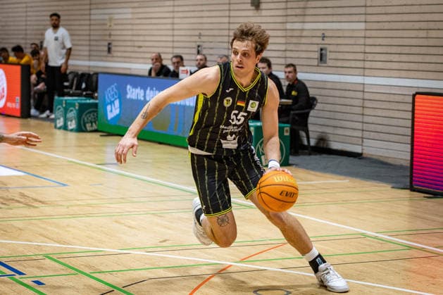 Lenny Liedtke BBC Bayreuth, 55 GER, Bozic Estriche Knights Kirchheim vs BBC Bayreuth, BARMER 2 Basketball Bundesliga, 16 Matchday, Season 2025 2026, 03 01 2026 GER, Bozic Estriche Knights Kirchheim vs BBC Bayreuth, BARMER 2 Basketball Bundesliga, 16 Matchday, Season 2025 2026, 03 01 2026 Kirchheim an der Teck Copyright: xEibner-Pressefoto NinaxSanderx EP_NSR