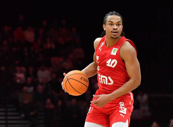 03 01 2026 Basketball Season 2025 2026 2 Bundesliga Pro A 16 Matchday Nuremberg Falcons Basketball Club NBC Rhein Stars Cologne OGo xogox Evan Derek Taylor 10, Nuremberg Falcons BC NBC