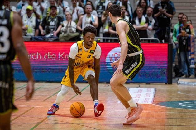 Charles Tyorne Harris Jr Bozic Estriche Knights Kirchheim, 03 GER, Bozic Estriche Knights Kirchheim vs BBC Bayreuth, BARMER 2 Basketball Bundesliga, 16 Matchday, Season 2025 2026, 03 01 2026 GER, Bozic Estriche Knights Kirchheim vs BBC Bayreuth, BARMER 2 Basketball Bundesliga, 16 Matchday, Season 2025 2026, 03 01 2026 Kirchheim an der Teck Copyright: xEibner-Pressefoto NinaxSanderx EP_NSR