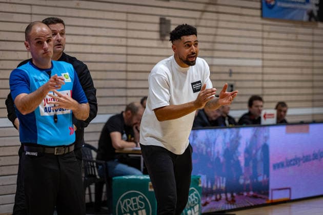 Brian Wenzel Bozic Estriche Knights Kirchheim, Assistant Coach GER, Bozic Estriche Knights Kirchheim vs BBC Bayreuth, BARMER 2 Basketball Bundesliga, 16 Matchday, Season 2025 2026, 03 01 2026 GER, Bozic Estriche Knights Kirchheim vs BBC Bayreuth, BARMER 2 Basketball Bundesliga, 16 Matchday, Season 2025 2026, 03 01 2026 Kirchheim an der Teck Copyright: xEibner-Pressefoto NinaxSanderx EP_NSR