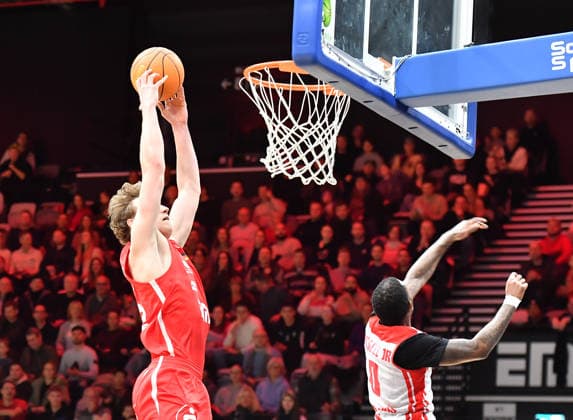 03 01 2026 Basketball Season 2025 2026 2 Bundesliga Pro A 16 Matchday Nuremberg Falcons Basketball Club NBC Rhein Stars Cologne OGo xogox Tom Stoiber 28, Nuremberg Falcons BC NBC