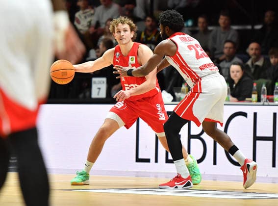 03 01 2026 Basketball Season 2025 2026 2 Bundesliga Pro A 16 Matchday Nuremberg Falcons Basketball Club NBC Rhein Stars Cologne OGo xogox Michael Jordan Miller 23, Rhein Stars Cologne