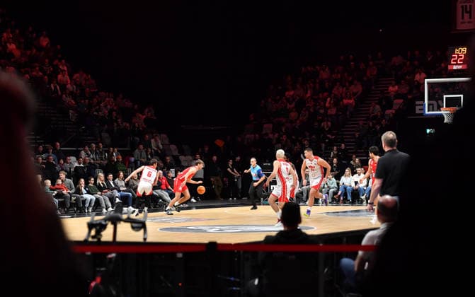 03 01 2026 Basketball Season 2025 2026 2 Bundesliga Pro A 16 Matchday Nuremberg Falcons Basketball Club NBC Rhein Stars Cologne OGo xogox Symbol Image Symbol Photo Feature Impression