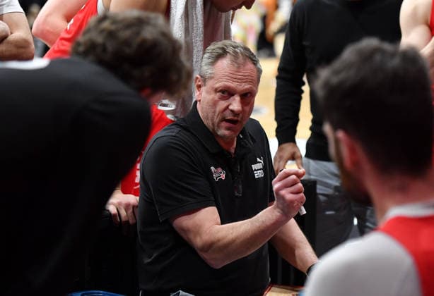 03 01 2026 Basketball Season 2025 2026 2 Bundesliga Pro A 16 Matchday Nuremberg Falcons Basketball Club NBC Rhein Stars Cologne OGo xogox Ralph Junge Coach Headcoach Nuremberg Falcons BC NBC