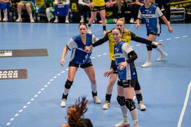 Borussia Dortmund GER vs HSG Blomberg Lippe GER , Handball, 1 Handball Bundesliga Women, 11 Matchday, 3 1 2026, Season 2025 2026, Dortmund Andrea Jacobsen HSG Blomberg Lippe, 04 in defense Dortmund Sporthalle Wellinghofen Germany