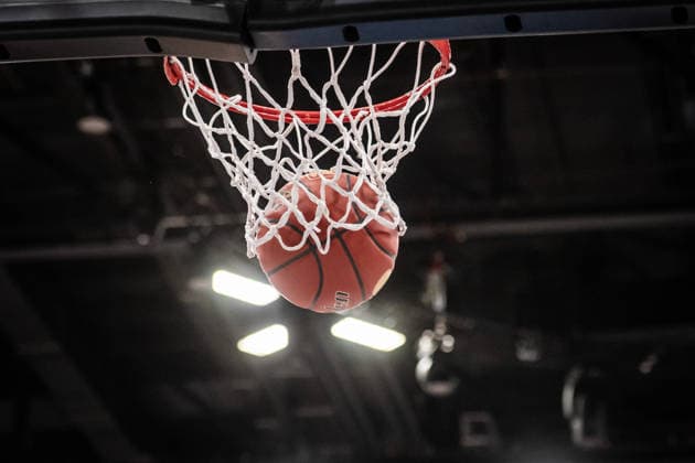 Feature, Symbol Basketball in the net of the basket GER, MHP Riesen Ludwigsburg MLP Academics Heidelberg, easycredit BBL, Basketball, Bundesliga, 14 Matchday, Season 2025 2026, 03 01 2026 GER, MHP Riesen Ludwigsburg MLP Academics Heidelberg, easycredit BBL, Basketball, Bundesliga, 14 Matchday, Season 2025 2026, 03 01 2026 Ludwigsburg Copyright: xSandyxDinkelackerx EP_SDR