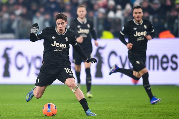 2026-01-03 Juventus FC v US Lecce - Serie A TURIN, ITALY - JANUARY 3: Kenan Yildiz of Juventus FC during the Serie A match between Juventus FC and US Lecce at Allianz Stadium on January 3, 2026 in Turin, Italy. (Photo by Alberto Gandolfo BSR Agency) Turin Italy Content not available for redistribution in The Netherlands directly or indirectly through any third parties. Copyright: xBSRxAgencyx