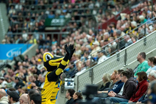 Lurchi, GER, MHP RIESEN Ludwigsburg vs MLP Academics Heidelberg, easycredit BBL, Basketball, Bundesliga, Matchday 14, Season 2025 2026, 03 01 2026, GER, MHP RIESEN Ludwigsburg vs MLP Academics Heidelberg, easycredit BBL, Basketball, Bundesliga, Matchday 14, Season 2025 2026, 03 01 2026 Ludwigsburg Copyright: xEibner-Pressefoto SaschaxWaltherx EP_EER