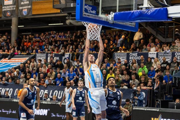GER, easy Credit Basketball Bundesliga, Syntainics MBC Science City Jena 03 01 2026, Stadthalle, Weißenfels, GER, easy Credit Basketball Bundesliga, Syntainics MBC Science City Jena Joe Wieskamp Science City Jena, 10 Â Photo Alexander Trienitz Weißenfels Stadthalle Sachsen Anhalt Germany