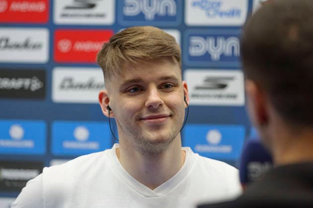 Perttu Blomgren MBC, 20 , Interview before the match Syntainics MBC vs Science City Jena, Basketball, 1 Bundesliga, Men, Season 2025 26, Matchday 14, 03 01 2026 Weissenfels Stadthalle Sachsen Anhalt Germany