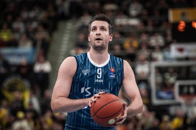 Paul Zipser MLP Academics Heidelberg, 09 free throw GER, MHP Riesen Ludwigsburg MLP Academics Heidelberg, easycredit BBL, Basketball, Bundesliga, Matchday 14, Season 2025 2026, 03 01 2026 GER, MHP Riesen Ludwigsburg MLP Academics Heidelberg, easycredit BBL, Basketball, Bundesliga, Matchday 14, Season 2025 2026, 03 01 2026 Ludwigsburg Copyright: xSandyxDinkelackerx EP_SDR