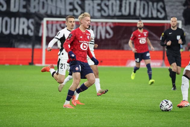 FOOTBALL : LOSC Lille vs Stade Rennais - Ligue 1 J17 - 03 01 2026 Hakon HARALDSSON (LOSC Lille) lors du match LOSC Lille vs Stade Rennais, Ligue 1 J17, Decathlon Arena stade Pierre Mauroy, le 3 janvier 2026 - photo Laurent Sanson PsnewZ  Copyright: xLaurentxSANSONx xPsnewZx