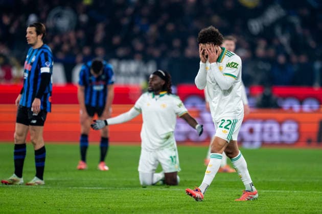 BERGAMO, ITALY - JANUARY 3: Mario Hermoso of AS Roma reacts during the Serie A match between Atalanta BC and AS Roma at the New Balance Arena on January 3, 2026 in Bergamo, Italy. (Photo by Rene Nijhuis) SPO  Copyright: xRenexNijhuis