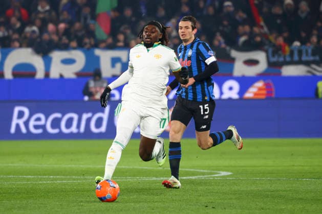 Atalanta BC V AS Roma - Serie A Manu Kone and Marten De Roon play during the Serie A match between Atalanta BC and AS Roma in Bergamo, Italy, on January 3, 2026, at New Balance Arena Bergamo Italy  Copyright: xMairoxCinquettix originalFilename:cinquetti-atalanta260103_nprPe.jpg