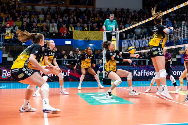 03 01 2026, GER, Volleyball, Women, 1 BL, Main Round, Season 25 26, VfB 91 Suhl Lotto Thueringen Schwarz Weiss Erfurt Laura Berger VfB 91 Suhl Lotto Thueringen 99817 Eisenach Werner Assmann Halle Am Sportp Thüringen Germany