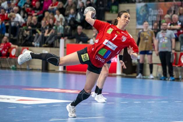 Handball Bundesliga Women, Season 2025 2026 SV Union Halle Neustadt vs Buxtehuder SV Halle, Germany 03 January 2026 In the picture Lynn Molenaar Halle Halle Saale SWH Arena Sachsen Anhalt Germany