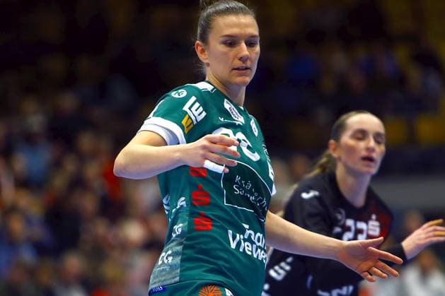 Louisa De Bellis Göppingen Handball Women 1 Bundesliga 2025 26 BSV Sachsen Zwickau Frisch Auf Göppingen 25 23 on 3 1 2026 in the Sparkassen Arena Zwickau BSV Sachsen Zwickau Frisch Auf Göppingen