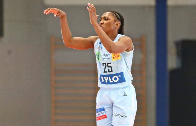 DBBL Cup quarter-finals, 03 01 2026, Sporthalle West in Dillingen Saarland , Saarlouis Royals vs Herne TC 67 54 emspor v l n r Martha Ann Burse Saarlouis MT