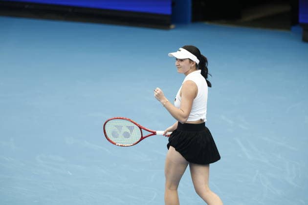 TENNIS UNITED CUP SYDNEY, Eva Lys of Team Germany celebrates a point in her Group F singles match against Suzan Lamens of Team Netherlands during day three of the 2026 United Cup at Ken Rosewall Arena in Sydney, Sunday, January 4, 2026. ( NO ARCHIVING, EDITORIAL USE ONLY SYDNEY NEW SOUTH WALES AUSTRALIA  Copyright: xMARKxEVANSx 20260104120127462835