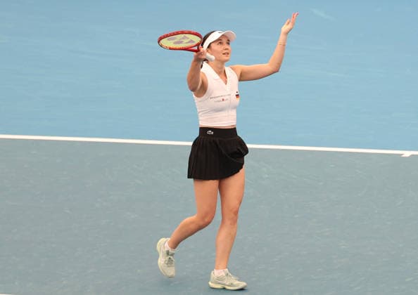 January 4, 2026, Sydney, New South Wales, Australia: EVA LYS of Germany during the match against S. Lamens of Netherlands in the single match group F during the United Cup at Ken Rosewall Arena, Sydney, Australia. Sydney Australia - ZUMAc278 20260104_zsp_c278_008 Copyright: xMarcinxCholewinskix