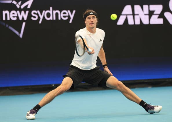 January 4, 2026, Sydney, New South Wales, Australia: ALEXANDER ZVEREV of Germany during the match against T. Griekspoor of Netherlands in the single match group F during the United Cup at Ken Rosewall Arena, Sydney, Australia. Sydney Australia - ZUMAc278 20260104_zsp_c278_050 Copyright: xMarcinxCholewinskix