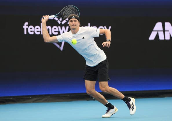 January 4, 2026, Sydney, New South Wales, Australia: ALEXANDER ZVEREV of Germany during the match against T. Griekspoor of Netherlands in the single match group F during the United Cup at Ken Rosewall Arena, Sydney, Australia. Sydney Australia - ZUMAc278 20260104_zsp_c278_052 Copyright: xMarcinxCholewinskix