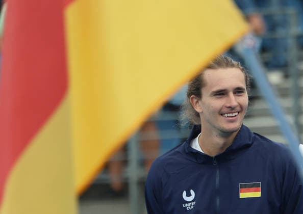 January 4, 2026, Sydney, New South Wales, Australia: ALEXANDER ZVEREV of Germany before the matches against national team, Nationalteam of Netherlands in the single match group F during the United Cup at Ken Rosewall Arena, Sydney, Australia. Sydney Australia - ZUMAc278 20260104_zsp_c278_057 Copyright: xMarcinxCholewinskix