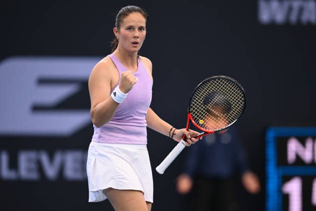 TENNIS BRISBANE INTERNATIONAL, Daria Kasatkina of Australia reacts during day 1 of the Brisbane International tennis tournament at Pat Rafter Arena in Brisbane, Sunday, January 4, 2026. ( NO ARCHIVING, EDITORIAL USE ONLY BRISBANE QUEENSLAND AUSTRALIA  Copyright: xZAINxMOHAMMEDx 20260104167478566339