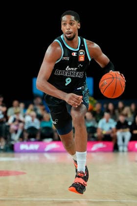 NBL BREAKERS WILDCATS, Breakers forward Rob Baker during the NBL Round 15 match between the New Zealand Breakers and Perth Wildcats at Spark Arena in Auckland, New Zealand, Sunday, January 4, 2026. ( NO ARCHIVING, EDITORIAL USE ONLY AUCKLAND NEW ZEALAND  Copyright: xBlakexArmstrongx 20260104195536472300