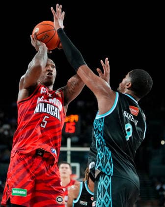 NBL BREAKERS WILDCATS, Perth Wildcats forward Kristian Doolittle during the NBL Round 15 NBL match between the nz Breakers and Perth Wildcats at Spark Arena in Auckland, New Zealand, Sunday, January 4, 2026. ( NO ARCHIVING, EDITORIAL USE ONLY AUCKLAND NEW ZEALAND  Copyright: xBlakexArmstrongx 20260104172475331162