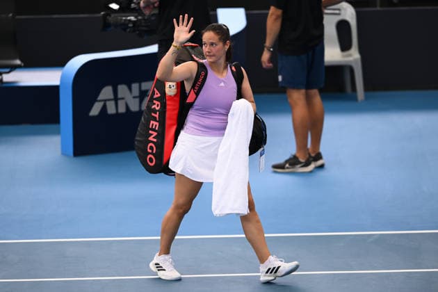 TENNIS BRISBANE INTERNATIONAL, Daria Kasatkina of Australia leaves the court after her loss during day 1 of the Brisbane International tennis tournament at Pat Rafter Arena in Brisbane, Sunday, January 4, 2026. ( NO ARCHIVING, EDITORIAL USE ONLY BRISBANE QUEENSLAND AUSTRALIA  Copyright: xZAINxMOHAMMEDx 20260104197797511823