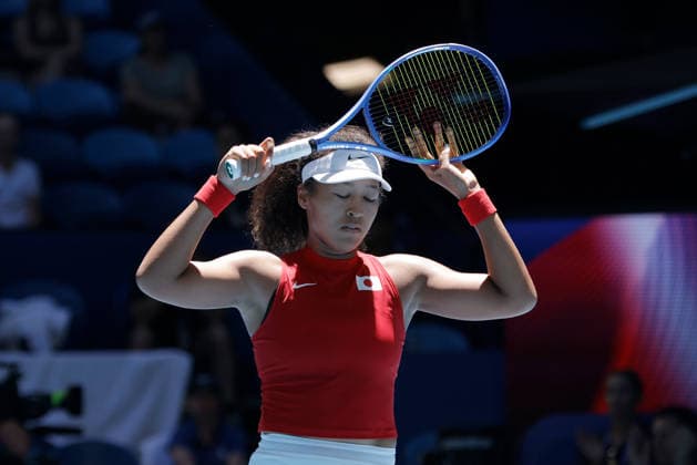 TENNIS UNITED CUP PERTH, Naomi Osaka of Japan in action against Katie Swan of Great Britain during the United Cup day three match between the Great Britain and Japan at RAC Arena in Perth, Sunday, January 4, 2026. ( NO ARCHIVING, EDITORIAL USE ONLY PERTH WESTERN AUSTRALIA AUSTRALIA  Copyright: xRICHARDxWAINWRIGHTx 20260104170600582219