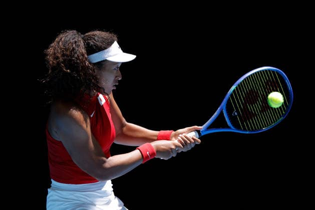 TENNIS UNITED CUP PERTH, Naomi Osaka of Japan in action against Katie Swan of Great Britain during the United Cup day three match between the Great Britain and Japan at RAC Arena in Perth, Sunday, January 4, 2026. ( NO ARCHIVING, EDITORIAL USE ONLY PERTH WESTERN AUSTRALIA AUSTRALIA  Copyright: xRICHARDxWAINWRIGHTx 20260104147192312300