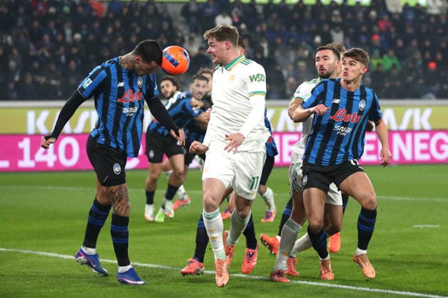 03.01.2026 Atalanta vs Roma (Serie A) Calcio; 18Â° Giornata& xD;Nella foto: Gianluca Scamacca, Evan ferguson, Charles De Ketelaere& xD;(Foto Gino Mancini)  Copyright: xGinoxMancini IPAxSportx xipa-agency.netx xx IPA_69667731 IPA_Agency_IPA69667731