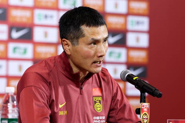 ZHAOQING, CHINA - JANUARY 04: Shao Jiayi, new head coach of China s men s national football team, attends a press conference, PK, Pressekonferenz on January 4, 2026 in Zhaoqing, Guangdong Province of China.  Copyright: xWuxZhizhaox 111613222056