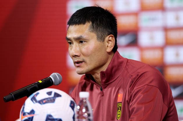 ZHAOQING, CHINA - JANUARY 04: Shao Jiayi, new head coach of China s men s national football team, attends a press conference, PK, Pressekonferenz on January 4, 2026 in Zhaoqing, Guangdong Province of China.  Copyright: xWuxZhizhaox 111613222063